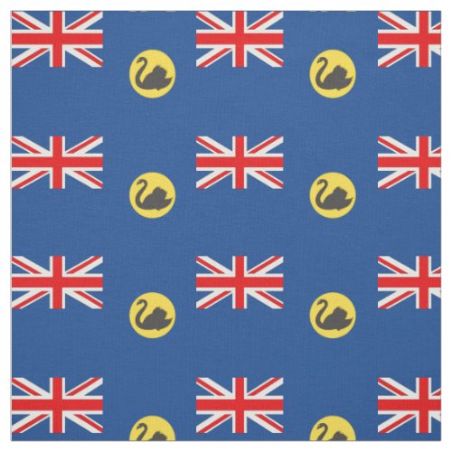 Western Australia Flag Fabric