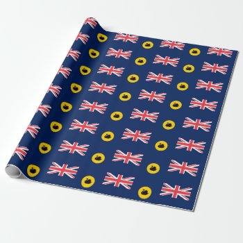 Western Australia Flag Wrapping Paper by YLGraphics at Zazzle
