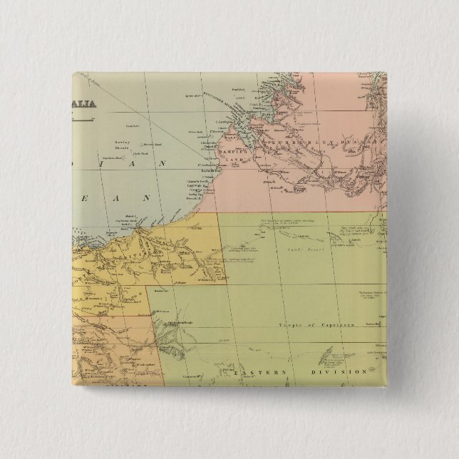 Western Australia Pinback Button (Front)