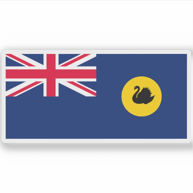 Western Australia State, Australian Commonwealth Sticker (Front)