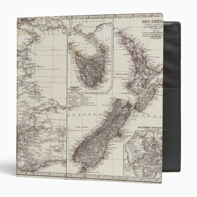 Western Australia Tasmania and New Zealand Binder (Front/Inside)