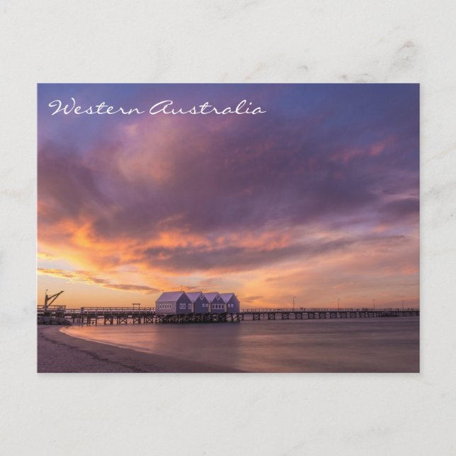 Western Australian sunset Postcard (Front)