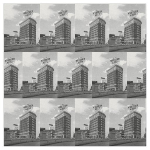 Western Auto Building Photo Fabric