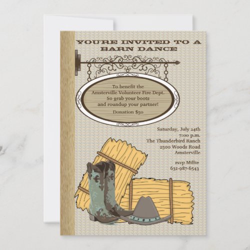 Western Barn Invitation