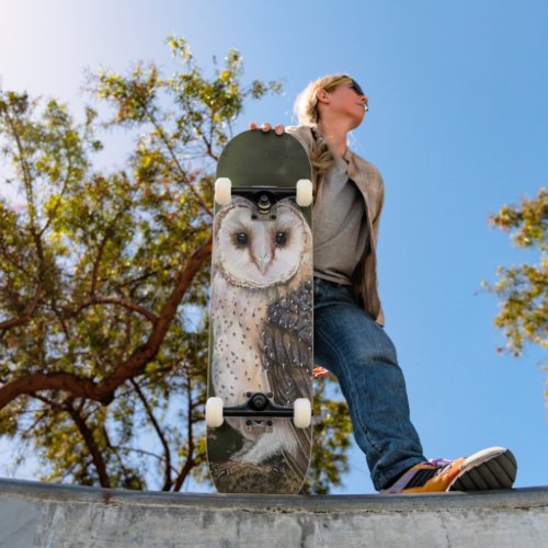 Western Barn Owl Skateboard