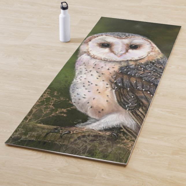 Western Barn Owl Yoga Mat (In Situ)