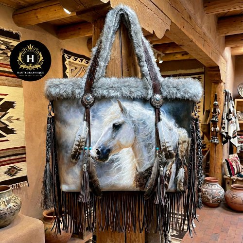 Western Baroque Ivory War Horse Tissue Paper