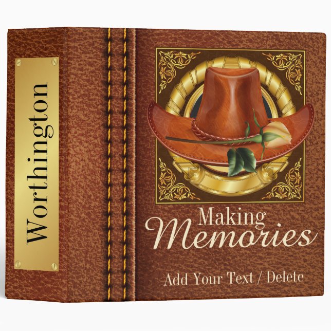 Western Binder / Photo Album / You Name It! (Front/Spine)