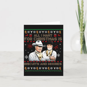 Western Biscuits And S Christmas Quote  Card
