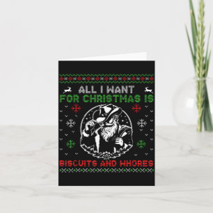 Western Biscuits And S Christmas Quote  Card