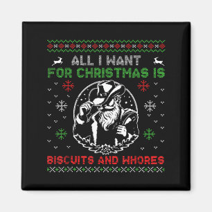 Western Biscuits And S Christmas Quote Magnet