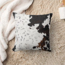 Western Black & Brown Cowhide