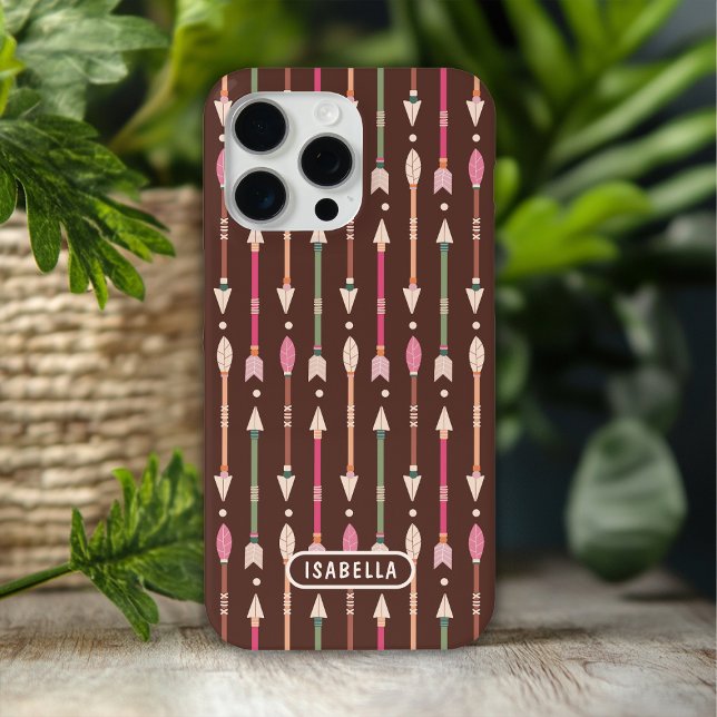 Western Boho Arrows Desert Cowgirl Personalized Case-Mate iPhone Case (Creator Uploaded)