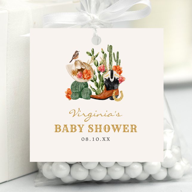 Western Boho Cowboy Favor Tags (Western Boho Cowboy Favor Tags by Painted Paperie
)