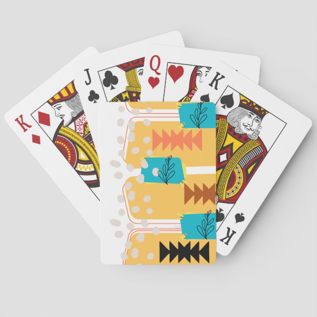 Western Boho Poker Cards (Back)