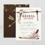 Western Boho Style2 Bridal Shower Invitation