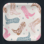 Western Boot Party Plates<br><div class="desc">Western Party Plates
Ready to be personalized by you!</div>