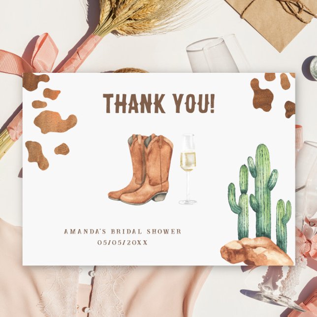 Western Boots & Bubbly Thank you Bridal shower  (Creator Uploaded)