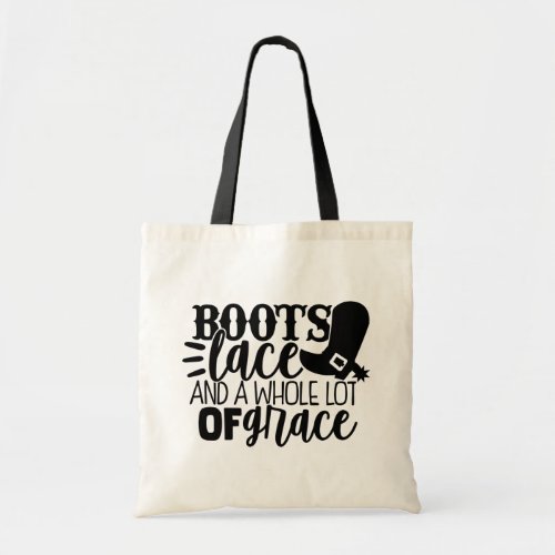 Western Boots Line Dancing Sassy Princess Cowgirl Tote Bag