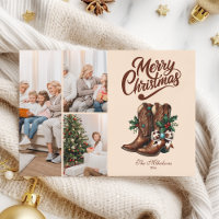 Western Bow & Boots Christmas 3 Photo