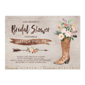 Western Bridal Shower Invitation