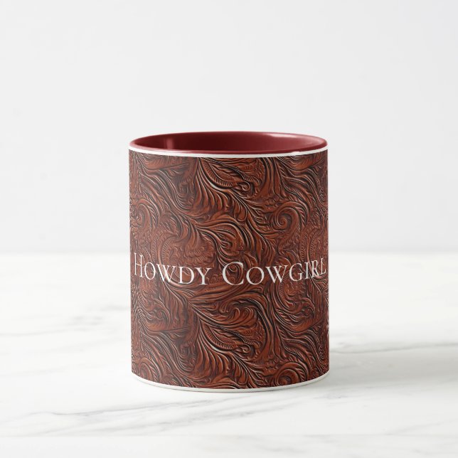 Western Brown Bohemian Art Mug (Center)