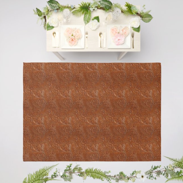 Western Brown Bohemian Art Outdoor Rug (Insitu (Wedding 2))
