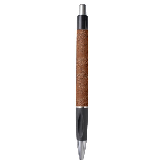 Western Brown Bohemian Art Pen (Front Vertical)