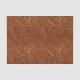 Western Brown Bohemian Art Tissue Paper