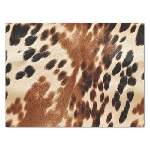 Western Brown Cowhide Tissue Paper