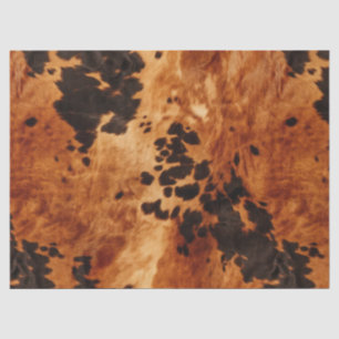 Western Brown Cowhide Tissue Paper