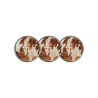 Western Brown Cream Cowhide