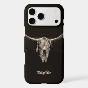 Western Bull Skull Country Cowboy Rustic Vintage iPhone 17 Pro Max Case