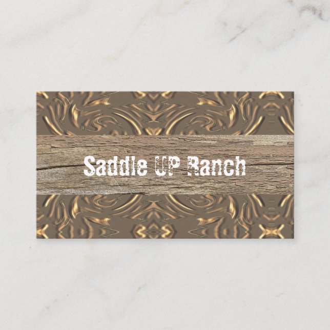 Western Business Cards (Front)