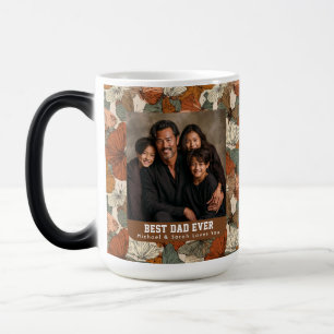 Western Butterfly Camouflage Bouquet Stepdad Photo Color Morph Mug