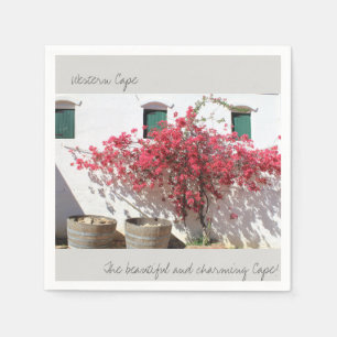 Western Cape Wine Farm Landscape Paper Napkin