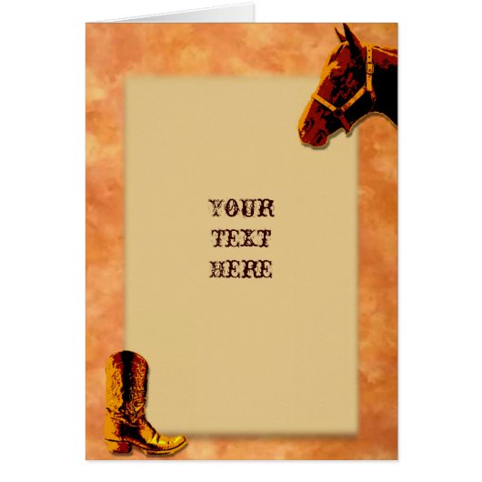 Western Card (Front)