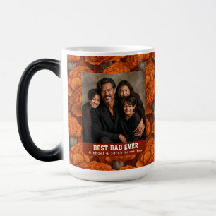 Western Carnation Bouquet Dog Dad Day Custom Trave Color Morph Mug