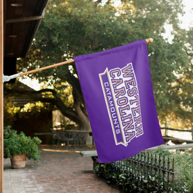 Western Carolina | Catamounts House Flag (In SItu)