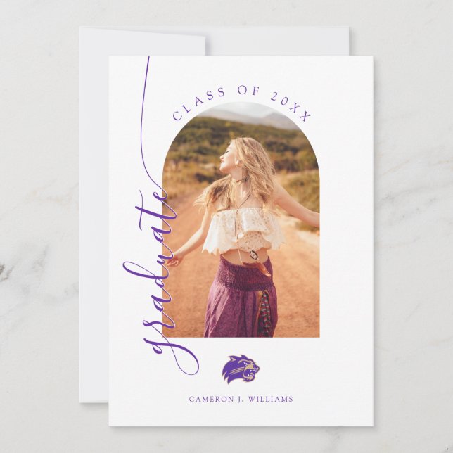 Western Carolina Graduation Announcement (Front)