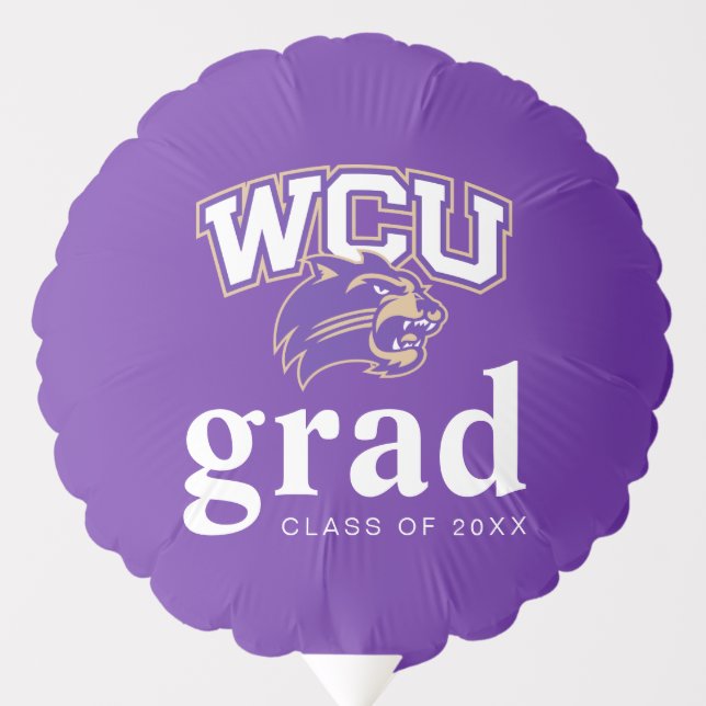 Western Carolina Graduation Balloon (Front)