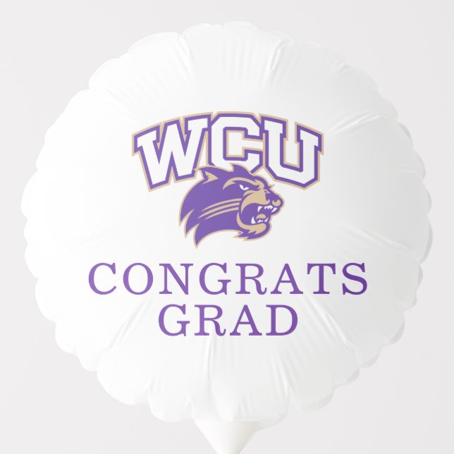 Western Carolina Graduation Balloon (Front)