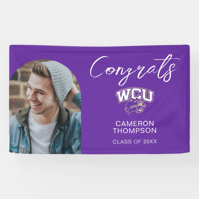 Western Carolina Graduation Banner (Horizontal)