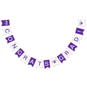 Western Carolina Graduation Bunting Flags