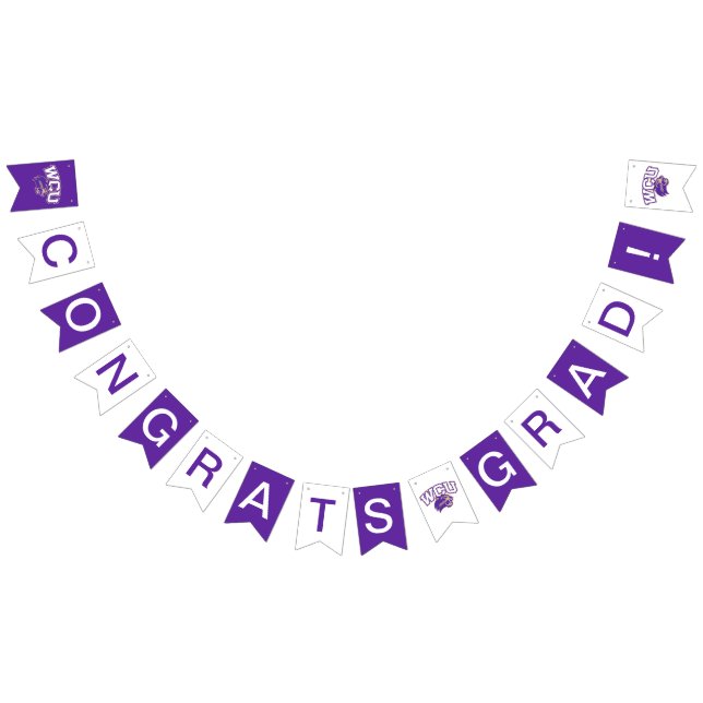 Western Carolina Graduation Bunting Flags (All)