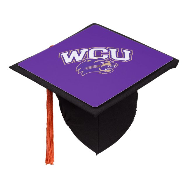Western Carolina Graduation Cap Topper (Angled)