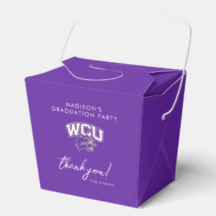Western Carolina Graduation Favor Boxes
