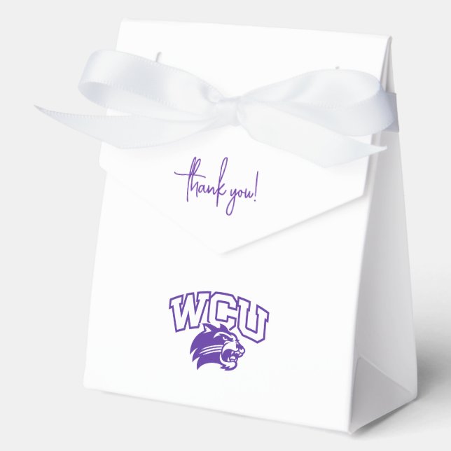 Western Carolina Graduation Favor Boxes (Front)