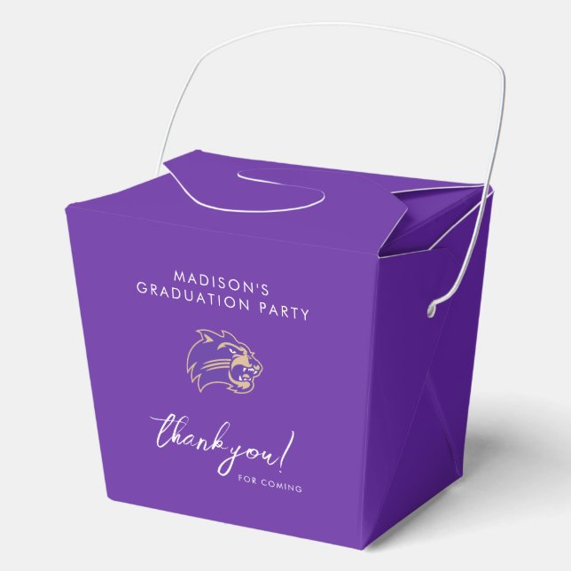 Western Carolina Graduation Favor Boxes (Front)