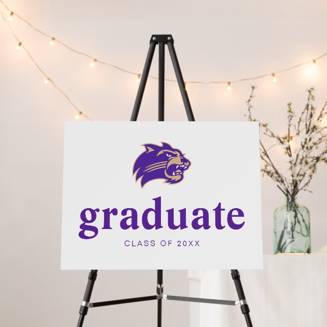 Western Carolina Graduation Foam Board (In Situ (Stand))